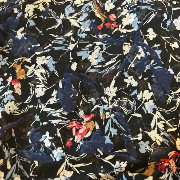 White House Black Market - Sleeveless Floral Choker Zip Back Blouse – Size 6 - Picture 10 of 10